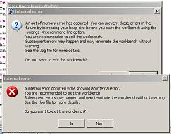  PODS errors cascaded