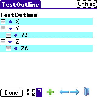 3c SplashNotes review � the outliner for the Palm OS