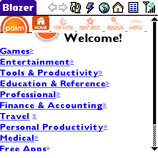 0b Palm gets an App Store