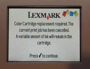 PA196291 Pissing off customers but good   LexMark style