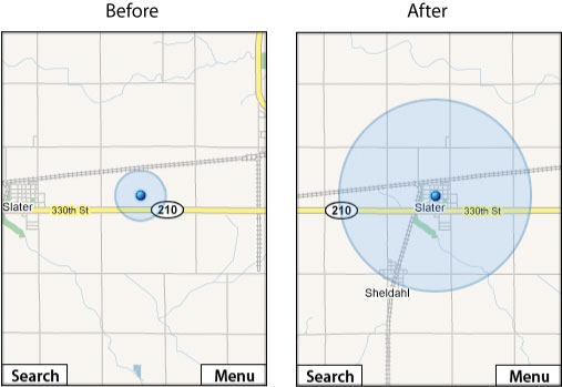 slaterChange Google increases accuracy of network based positioning