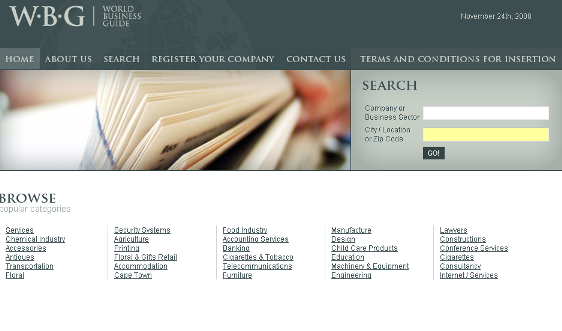 world business guide World Business Guide   a scammer is born every minute