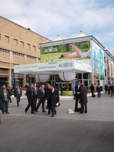 0b Mobile World Congress 2009 – the Access booth