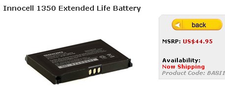 pre battery Seidio releases high capacity battery for Palm Pre
