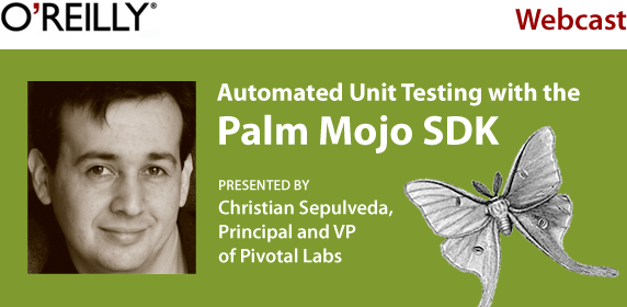 webOS unit test OReilly runs webcast on unit testing for webOS