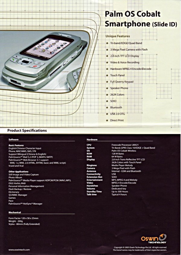 palmos cobalt phone 2 Two Cobalt smartphones which never were