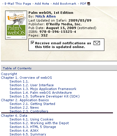 WebOS book updated chapter 6 available chapter6 WebOS book updated chapter 6 available