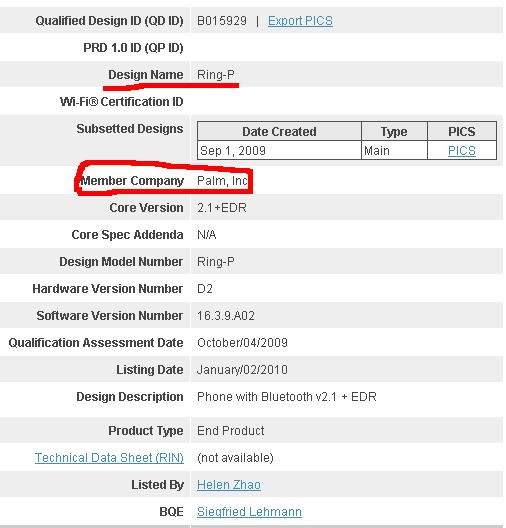 palm ring p Palm Ring P certified by Bluetooth SIG