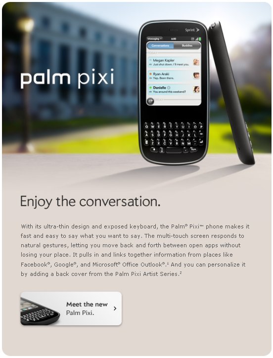 Palm sends out promotional email for Pixi palm pixi promo Palm sends out promotional email for Pixi