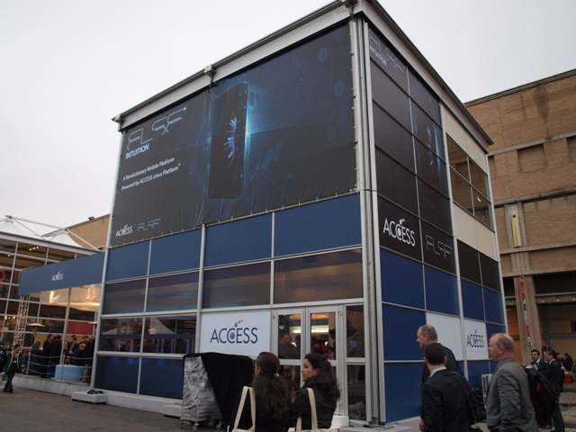 P2160212 ACCESS Co. booth at the MWC   Part 1