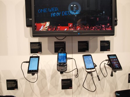 flash demo phones Flash for Palm Pre   hands on