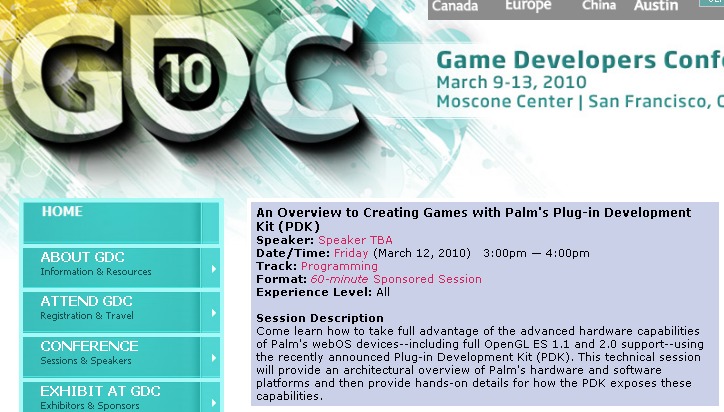 palm gdc Palm exhibits PDK at Game Developers Conference